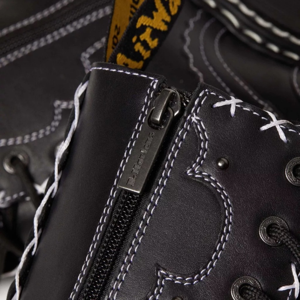 Dr. Martens Men's Jadon Hi LIMITED EDITION x Gothic Americana Black Wanama US 10 - Picture 12 of 13